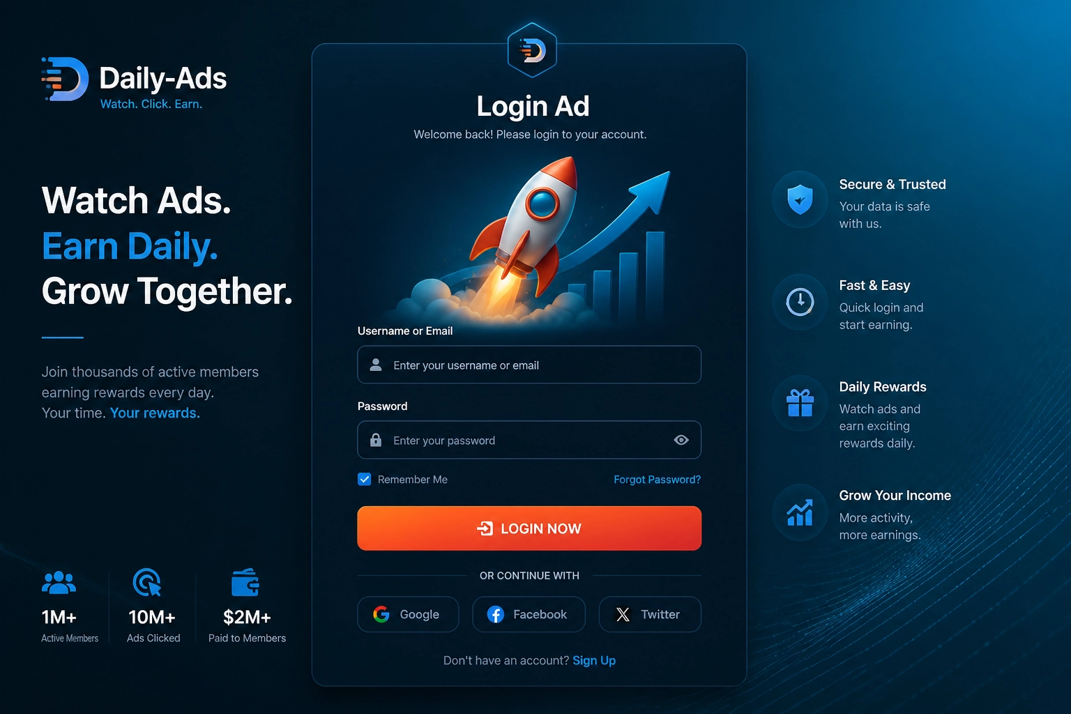 Daily-LoginAds preview